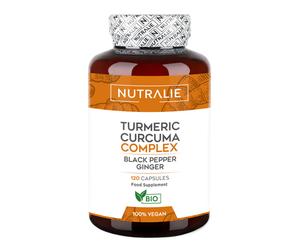 Nutralie Curcuma Complex con Zenzero e Pepe Nero Biologico 120 Capsule