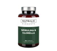 Nutralie Spirulina E Clorella 180 Capsule - Integratore Di Spirulina E Clorella