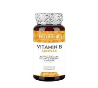 Nutralie Vitamina B Complex con Vitamina C + Colina + Inositolo + PABA 90 Capsule