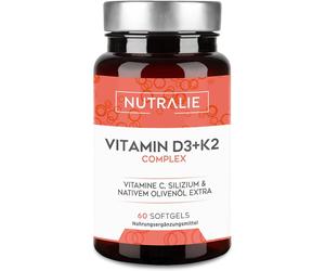 Nutralie Vitamina D3 + K2 ad alto dosaggio 60 St