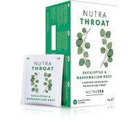 Nutratea t per il benessere della gola - include radice di altea, olmo scivoloso e fieno greco - 20 bustine