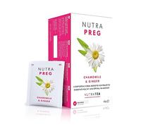Nutratea t per la nausea mattutina - aiuta ad alleviare la nausea e sostiene il benessere della mamma - include zenzero, menta piperita e camomilla