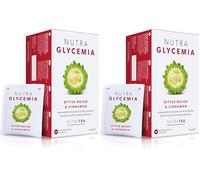 Nutratea Tè per il Controllo Della Glicemia - Include Melone Amaro (Karela), Cannella di Ceylon e Fieno Greco - 20 Bustine (Confezione da 2)