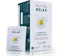 NUTRATEA Tisana Rilassante per Dormire Bene - 20 Bustine Riutilizzabili A Base di Camomilla e Melissa, NutraRelax