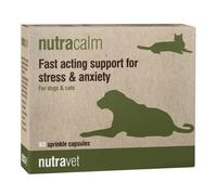 NUTRAVET Nutracalm 60 capsule contro lo stress e l'ansia per cani e gatti