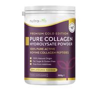 Nutravita Polvere di Collagene 500g Peptidi di Collagene Idrolizzato Tipo 1-50