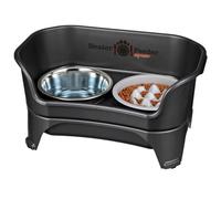 Nutre Feeder Express Mess Proof Dog Bowls elevate per razza media e grande - Made negli Stati Uniti - Nessuna fuoriuscita di alimentatore lento eleva