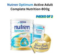 Nutren Optimum Active Adult Completa Nutrizione Gusto Vaniglia 800G - 2 Pacchi