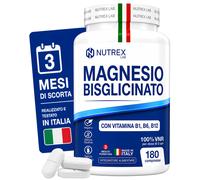 Nutrex Lab Magnesio Bisglicinato 375mg Alto Dosaggio - 180 Compresse (3 Mesi di