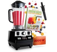 NUTRI-BLENDER MAX Frullatore ad alte prestazioni 2000W - 2L Tritan, senza BPA, 9 vel, timer digitale
