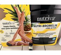NUTRI - BROMELIN LONG ACTION Nutriva® 30 compresse integratore BROMELINA 1000mg