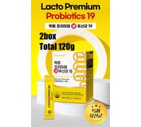 Nutri D-Day Lacto Premium Live Probiotics 19, 60 g 2BOX (Totale 120 g)