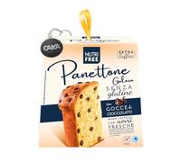 Nutri Free, il Panettone Goloso con Gocce di Cioccolato Senza Glutine e Senza Lattosio (Lactose & Gluten Free) e Portachiavi CAIYA® 600g