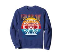 Nutri la tua mente con positività Retro Felpa