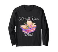 Nutri la Tua Mente: Regalo di Ispirazione per la consapevolezza e Il Benessere Maglia a Manica