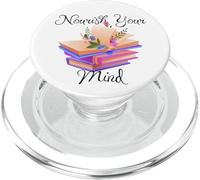 Nutri la tua mente: regalo di ispirazione per la consapevolezza e il benessere PopSockets PopGrip per MagSafe