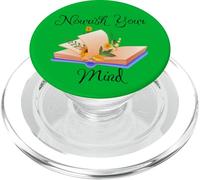 Nutri la tua mente: regalo di ispirazione per la consapevolezza e il benessere PopSockets PopGrip per MagSafe