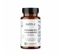 nutri+ Pasticche di Vitamina B12 + Acido folico 365 pz Compresse