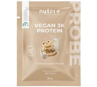 nutri + Vegan 3K Protein Powder - Confezione Prova - Cookies & Cream