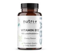 nutri+ Vitamina B12 Compresse 500 µg (mcg) vegane + alto Dosaggio - Metilcobalam