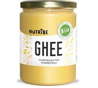 Nutribe Ghee BIO 500g | Burro Chiarificato da Latte di Mucche al Pascolo | Ideale per Keto, Paleo e Frittura | Ricetta Ayurvedica Pura