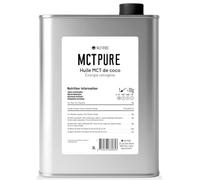 Nutribe MCT Pure C8 C10, olio MCT di cocco - Formato eco 2000 ml (4 bottiglie da 500 ml)