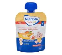 Nutriben Fruit & Go! Pera, Banana, Arancia e Biscotto 90g - Snack per l'infanzia