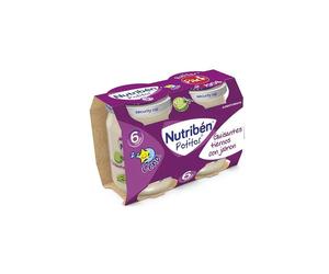 Nutriben Potito Cena Bipack Piselli Teneri Con Prosciutto 2x190g - Alimento per bambini