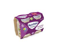 Nutriben Potito Cena Bipack Verdure con Tacchino 2x190g - Alimento per bambini
