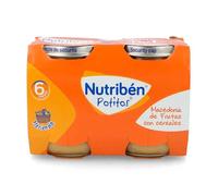 Nutriben Potito Macedonia Frutta E Cereali 2x190g - Alimento per bambini