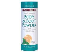 NutriBiotic, Body & Foot Powder with Grapefruit Seed Extract & Essential Oils, Citrus Mint, 4 oz (113 g)