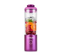 nutribullet Flex 590ml Mini Frullatore Portatile senza fili, Ricaricabile, con Manico e Tappo a Beccuccio, Tritatutto, per Smoothies e Frullati, Trita Ghiaccio e Frutta Congelata, Viola (NBP013VT)
