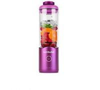 Nutribullet Flex NBP013VT Frullatore Portatile con Coperchio, Lame Rimovibili, Ricarica USB-C, Trita Ghiaccio e Frutta Congelata, bicchiere Senza BPA, Capacità 590ml, Viola