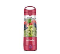 nutribullet Frullatore portatile in magenta: potente lama di estrazione, tazza da 475 ml, coperchio da asporto, cavo di ricarica USB-C e guida per l'utente, offre oltre 15 cicli di miscelazione,