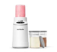 Nutribullet Chill - Gelatiera per Gelato, Sorbetto e Frozen Yogurt, 5 Programmi Automatici, Macchina per Gelato con 2 Contenitori con Coperchio, Ideale per Famiglie, Bianca (NBD0503W)