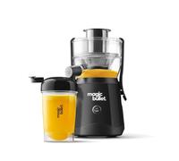 nutribullet Magic Bullet - Spremiagrumi centrifugo in silicone e acciaio inox, 400 W, set da 10 pezzi, 470 ml, design compatto e lavabile in lavastoviglie, succo in due semplici passaggi