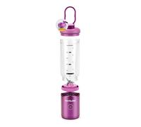 Nutribullet Flex NBP013VT Frullatore Portatile con Coperchio, Lame Rimovibili, Ricarica USB-C, Trita Ghiaccio e Frutta Congelata, bicchiere Senza BPA, Capacità 590ml, Viola
