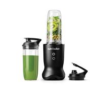 Nutribullet Ultra NB1206MB Blender with Tritan Container, Stainless Steel Blenders, Electric Smoothie Blender, 900 ml and 700 ml Cups, 2 To-Go Lids, 1200 W, Grey