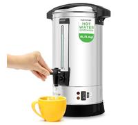 NutriChef Distributore di Acqua Calda, Bollitore, Thermos Elettrico, Riscaldamento Veloce, 8 Litri, Blocco di Sicurezza, Acciaio Inox