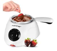 NutriChef Set per fonduta di cioccolato, fonduta di cioccolato elettrico