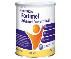 Nutricia Fortimel Advanced Powder Supplemento Nutrizionale in Polvere a base di Sieroproteine Gusto Vaniglia, 280g