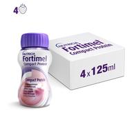 Nutricia Fortimel Compact Protein Fragola - Supplemento Nutrizionale Iperproteico 4x125 ml