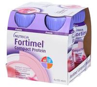 Nutricia Fortimel - Compact Protein Fragola Supplemento Nutrizionale, 4 X 125ml