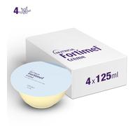 NUTRICIA FORTIMEL CREME - Supplemento Nutrizionale per la Gestione Dietetica della Malnutrizione, Cremoso, adatto per problemi di Deglutizione, Alimento a Fini Medici Speciali, Vaniglia - 4x125ml