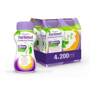 NUTRICIA FORTIMEL PLANTBASED PROTEIN, Supplemento Ipercalorico, Iperproteico, in caso di Malnutrizione, Vegano, Senza Lattosio, Alimento a Fini Medici Speciali, Gusto Zucca, Carota, Zenzero - 4x200ml