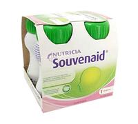 Souvenaid Alimento Dietetico a Fini Medici Speciali Gusto Fragola 4x125 ml