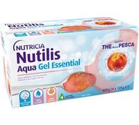 Nutricia Nutilis Aqua Gel Essential Alimento per Disfagia Gusto Pesca 4x125 g