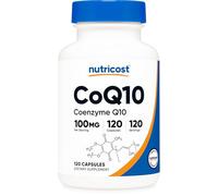 Nutricost CoQ10 - 120 Capsules, 100mg, 120 Servings - High Absorption Coenzyme Q10 by Nutricost