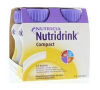 Nutridrink Compact Integratore Nutrizionale Gusto Banana 4x125 ml