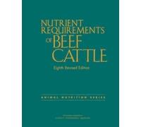 Nutrient Requirements of Beef Cattle (Copertina rigida)